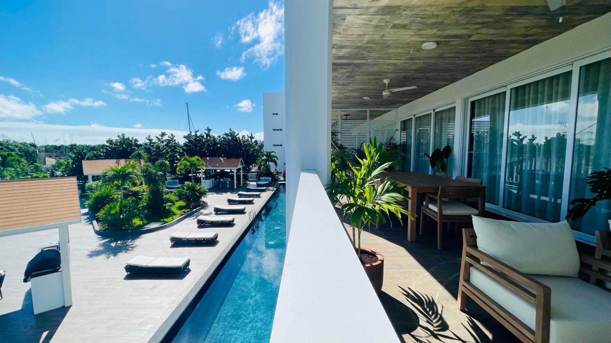 Appartamento Cozy Terrace @ Blue House Puerto Aventuras Esterno foto
